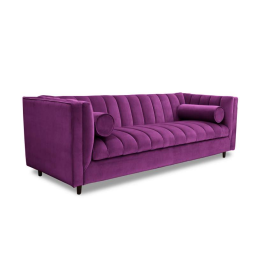 Paarse bankstel Joure 196cm – A-meubel