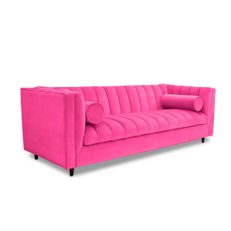 Roze bankstel Joure 196cm – A-meubel