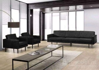 Antraciet bankstel Julianadorp 155cm – A-meubel