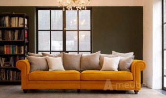 Cognac bankstel Kaatsheuvel 200cm – A-meubel