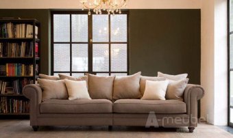 Taupe bankstel Kaatsheuvel 200cm – A-meubel