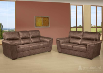 Taupe bankstel Oostrum 190cm – A-meubel