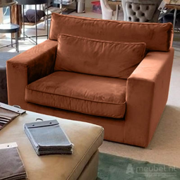 Cognac Oudenbosch Loveseat 123cm – A-meubel