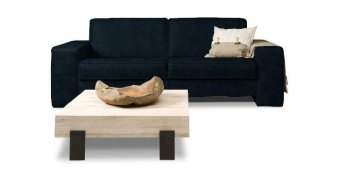Zwarte bankstel Veneto 156cm – A-meubel