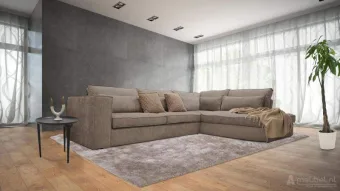 Beige hoekbank Blaricum 260cm – A-meubel