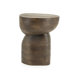 Bijzettafel Cobble - Bruin - 230284 37cm