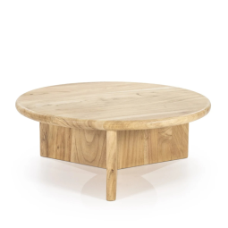 Bijzettafel Leoti Groot - Naturel - 240111 80cm
