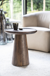 Bijzettafel Ron 46x49 - Bruin - 95650 46cm