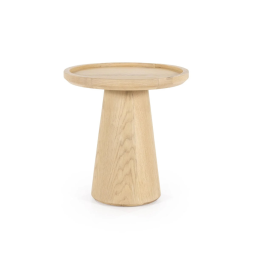 Bijzettafel Leia 46x49cm - Naturel - 96162