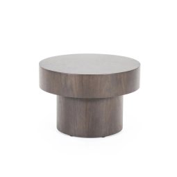 Bijzettafels Bobbie - 45cm - Zwart/Bruin - 95976