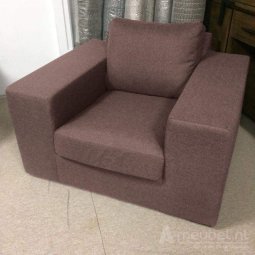 Taupe fauteuil Lelystad 178cm – A-meubel