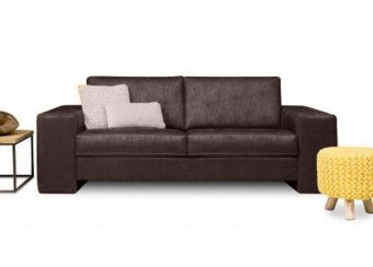 Bruine bankstel Maassluis 175cm – A-meubel