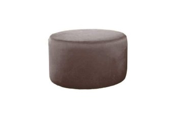 Bruine hocker Poef Lexmond 47x47cm – A-meubel