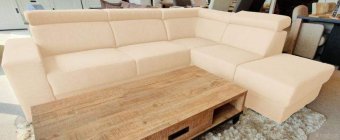 Creme loungebank Raalte 245cm – A-meubel