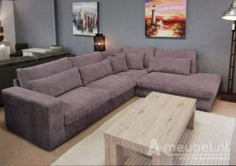 Antraciet hoekbank Ijsselstein 270cm – A-meubel