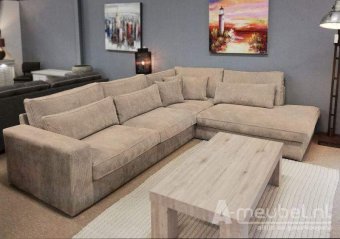 Creme hoekbank Ijsselstein 270cm – A-meubel