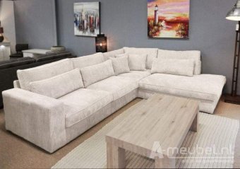 Witte hoekbank Ijsselstein 270cm – A-meubel