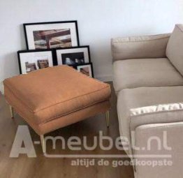 Cognac Alverna Hocker 90cm – A-meubel