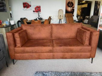 Cognac Borne Bankstel 145cm – A-meubel