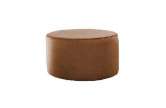 Cognac hocker Poef Lexmond 40x40cm – A-meubel