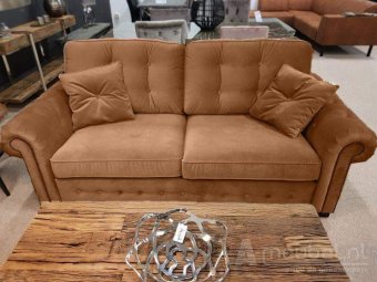 Cognac bankstel Groenveld 187cm – A-meubel
