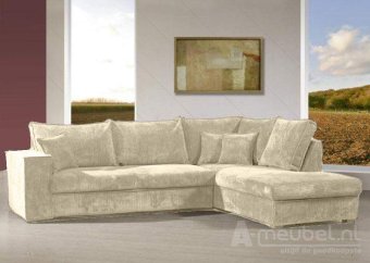 Creme hoekbank Afferden 290cm – A-meubel