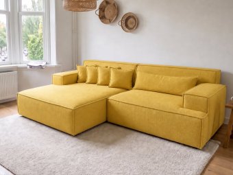 Domburg Loungebank in geel – kleurimpressie
