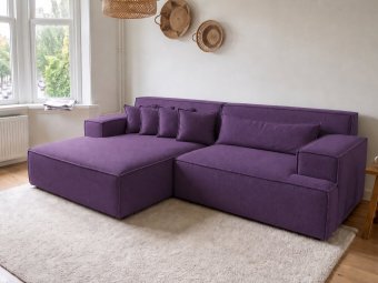 Domburg Loungebank in paars – kleurimpressie