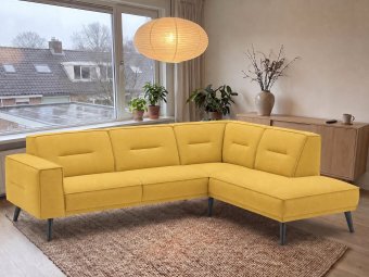Drenthe Hoekbank in geel – kleurimpressie