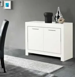 Dressoir Marknesse 2 Deurs Wit 112cm