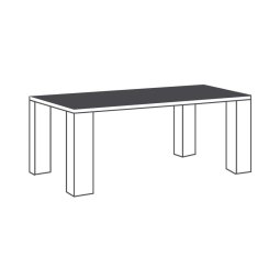 Eettafel-L Bloemendaal 163cm