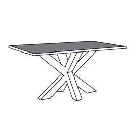 Eettafel-MM Bloemendaal 164cm