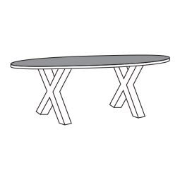 Alphen Eettafel TOV-X Oud Teakhout
