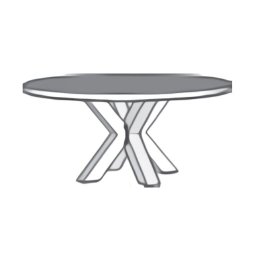 Eettafel Rond Maurik 90cm