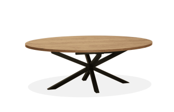 Eettafel Ovaal Vaiana 200cm Uitschuifbaar