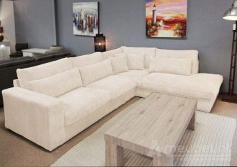 Witte hoekbank Terheijden 265cm – A-meubel