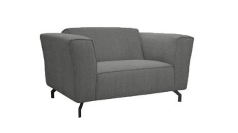 Grijze Wolvega Fauteuil 105cm – A-meubel