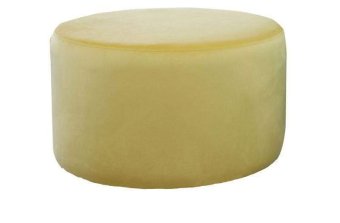 Gele hocker Poef Lexmond 100x100cm – A-meubel