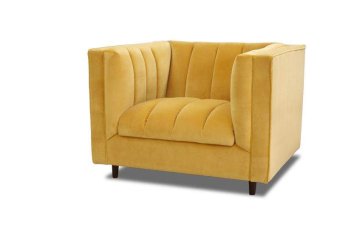 Gele fauteuil Joure 196cm – A-meubel