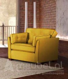 Gele fauteuil Dordrecht 200cm – A-meubel