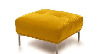 Gele Bern Hocker 70x70cm – A-meubel