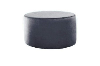 Grijze hocker Poef Lexmond 45x45cm – A-meubel