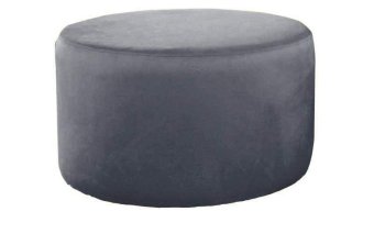Grijze hocker Poef Lexmond 100x100cm – A-meubel