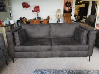 Grijze Borne Bankstel 145cm – A-meubel