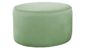 Groene hocker Poef Lexmond 100x100cm – A-meubel