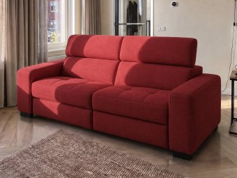 Harderwijk Bankstel in rood – kleurimpressie