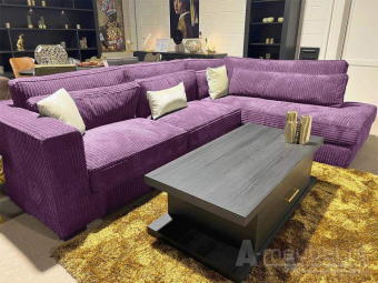 Paarse hoekbank Alphen 200cm – A-meubel