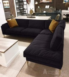 Antraciet hoekbank Alverna 210cm – A-meubel