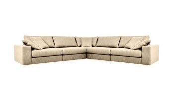 Creme hoekbank Amersfoort 303cm – A-meubel