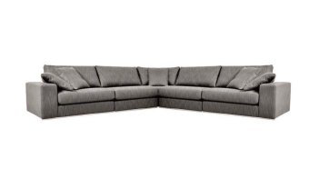 Taupe hoekbank Amersfoort 294cm – A-meubel